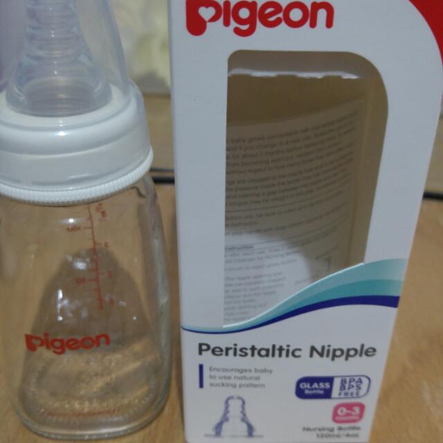 pigeon glass feeding bottle 120ml