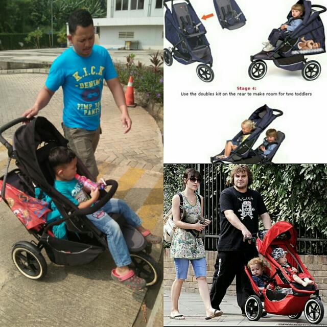 phil and teds twin stroller