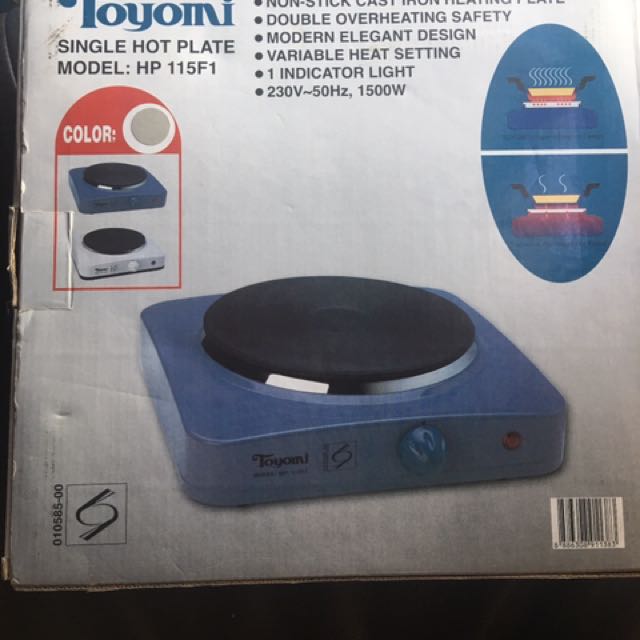 TOYOMI SINGLE HOT PLATE, TV & Home Appliances, Kitchen Appliances, BBQ