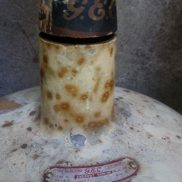 Antique Vintage Gec Everest Ceiling Fan Made In England Rare