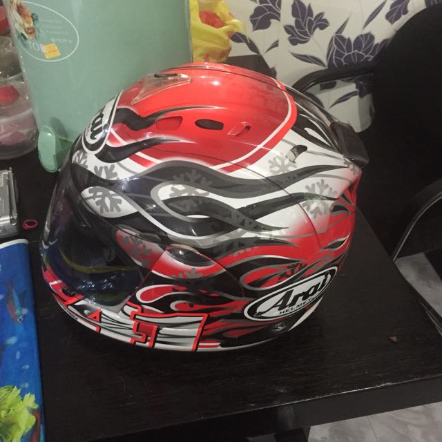 Arai Haga Rx7 rr5 Corsair Fire And Ice 