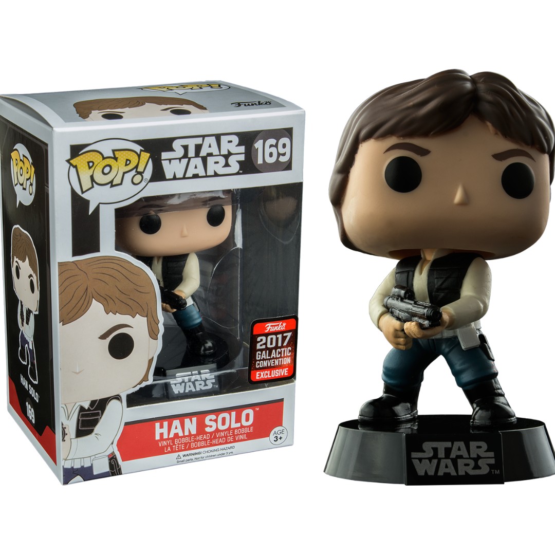 Star Wars Celebration 2017 Han Solo Exclusive Pop Vinyl Figure 169