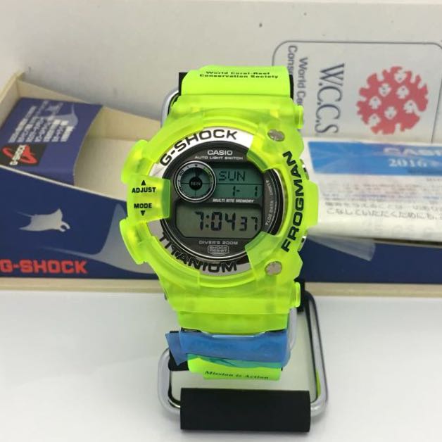 g shock fluorescent green