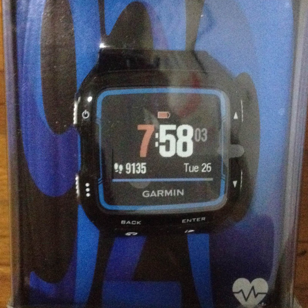 Garmin Forerunner 920xt Black Blue Watch with HRM Run Mobile