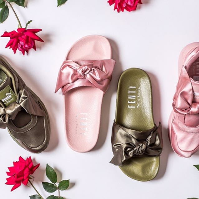 Puma bow on sale sliders