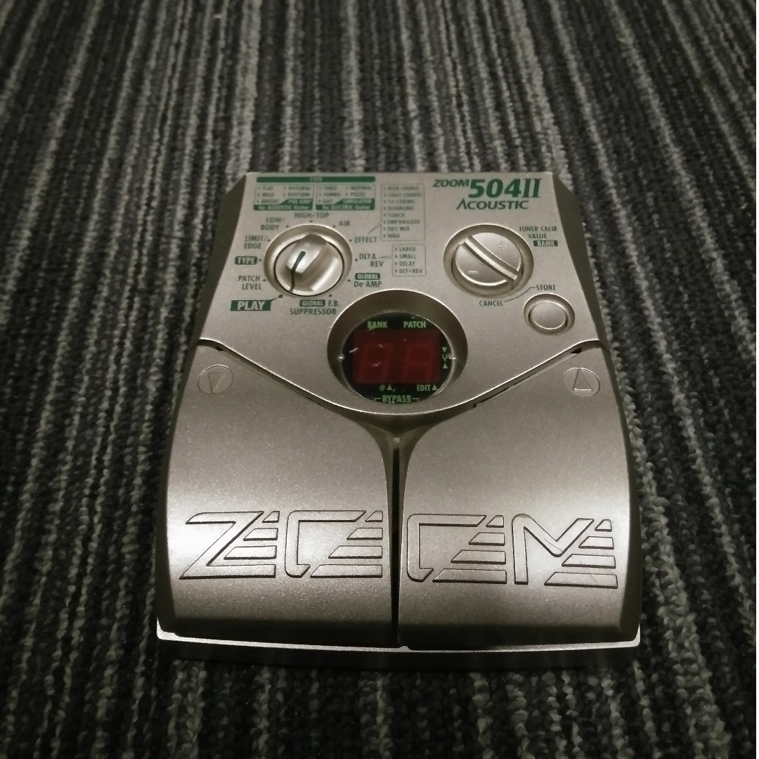 [RARE!!!] Zoom 504 ii Acoustic Guitar Pedal, Hobbies & Toys, Music