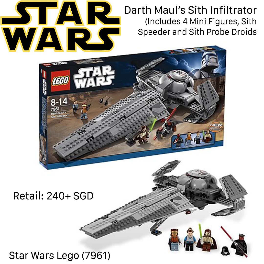 lego star wars darth maul ship