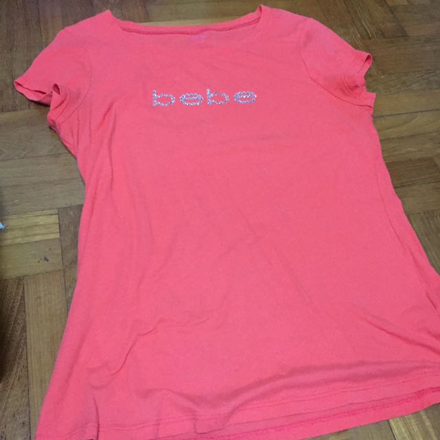 Bebe Logo Tshirt Women S Fashion Clothes Tops On Carousell