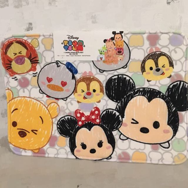 Bn Disney Tsum Tsum Memory Foam Bath Mat Furniture Home Decor On