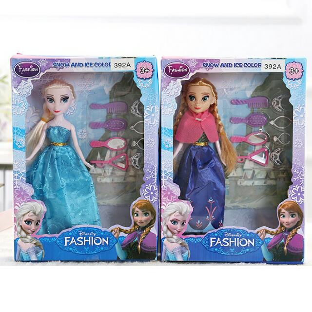 Frozen Elsa Anna Dressing Dolls With Accessories In A Box Babies