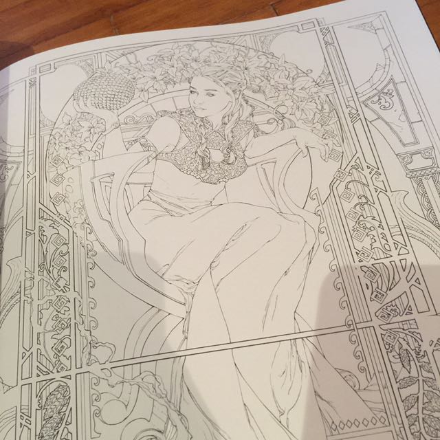 Hbo Game Of Thrones Colouring Book Books Stationery Fiction On