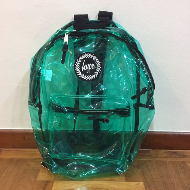 Hype on sale transparent backpack