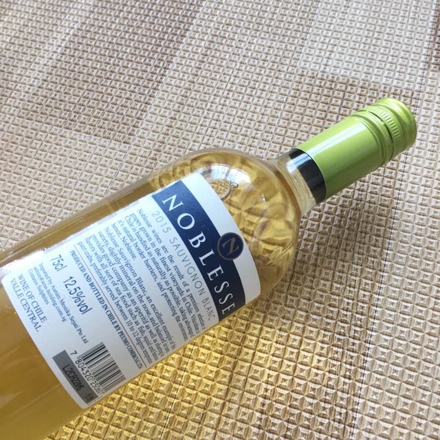 Noblesse 2015 Sauvignon Blanc Chilean Wine 750 Ml On Carousell