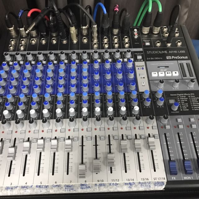 Presonus Studiolive Ar16 Usb 16 Channel Mixer Music Media Music Instruments On Carousell