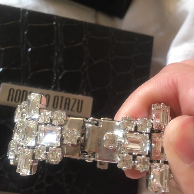 Rodrigo Otazu Swarovski Crystal Bracelet Luxury Accessories On Carousell