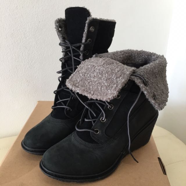 timberland ladies wedge boots