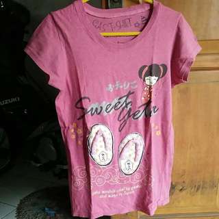kaos motif gas tshirt