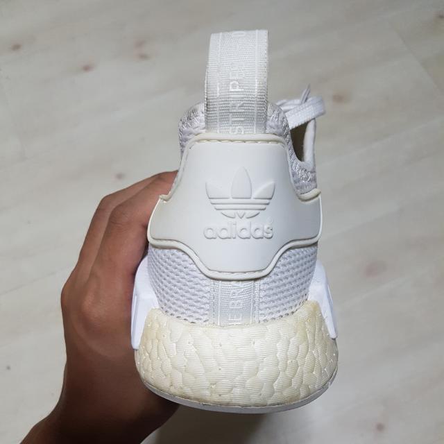 Adidas NMD Triple White Mesh Men s Fashion Footwear Sneakers on