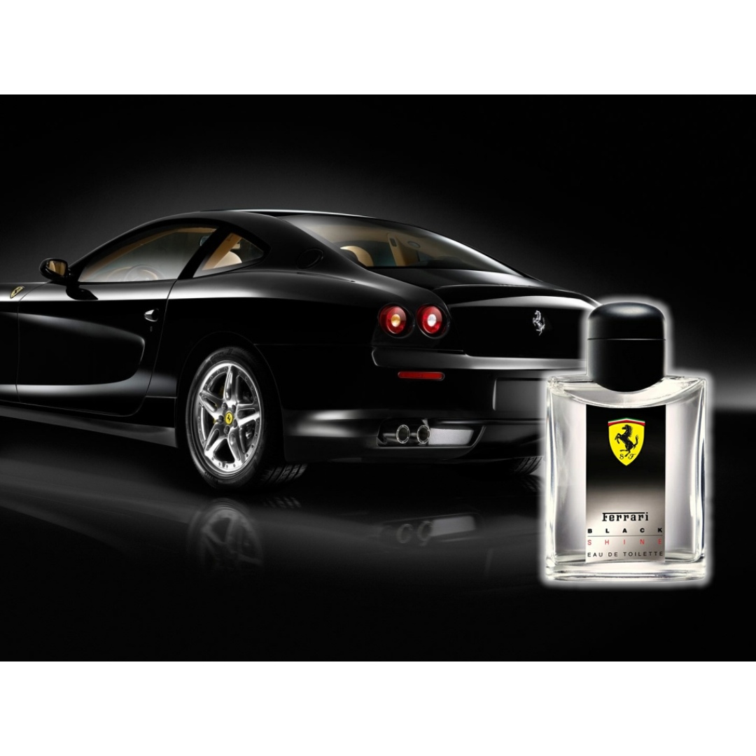Ferrari Black Shine EDT for Men 125ml 4.2oz Beauty Personal