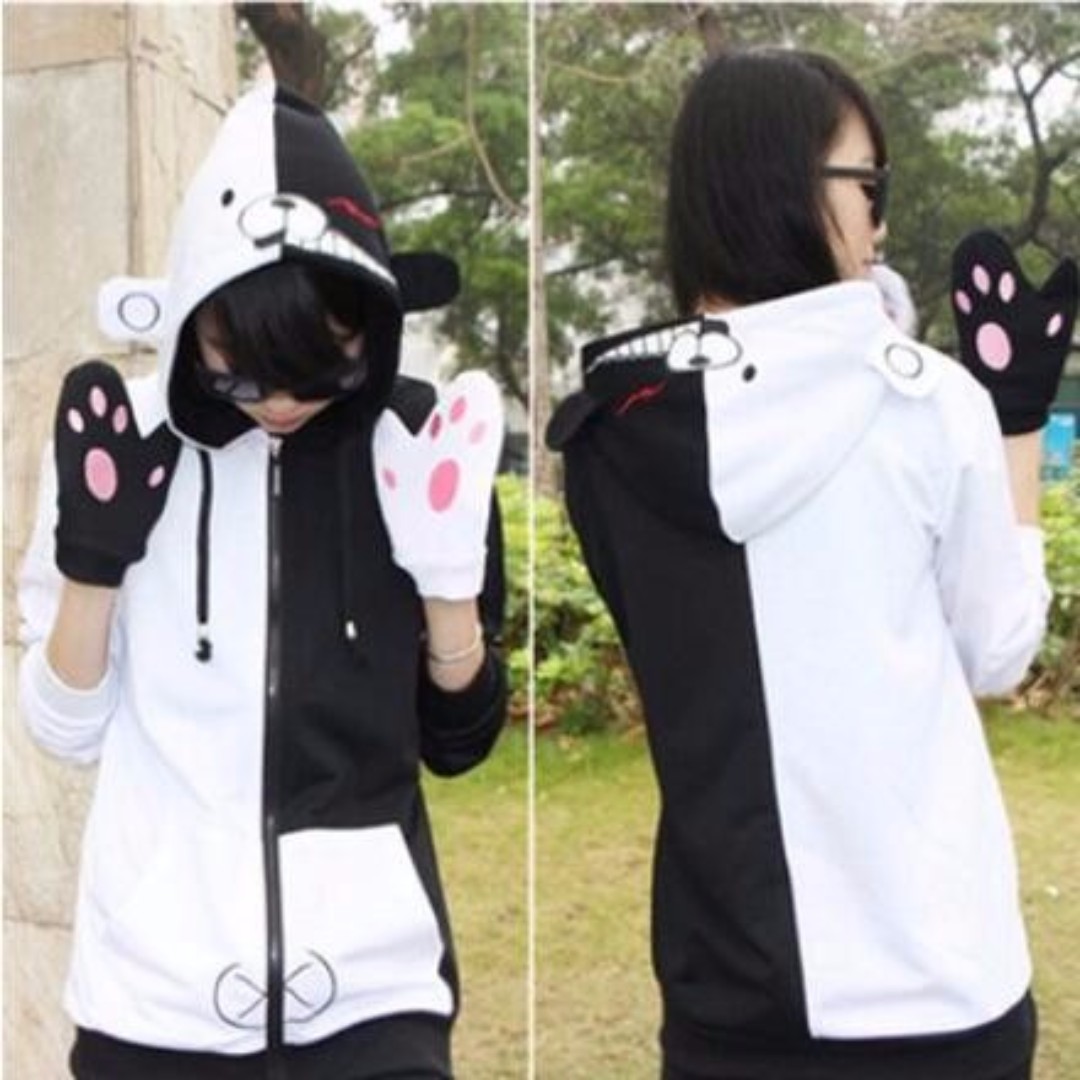 anime bear hoodie