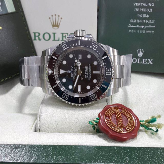 Jam Tangan Pria Rolex Deepsea Clone 1 1 Original Olshop Fashion Olshop Pria di Carousell