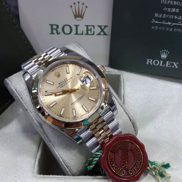 Jam rolex 18k on sale
