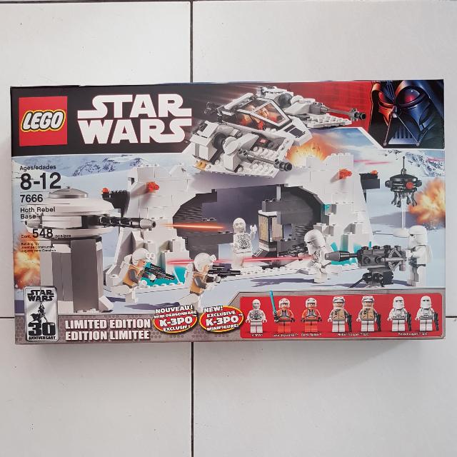 Lego Star Wars 7666 Hoth Rebel Base Hobbies Toys Memorabilia Collectibles Vintage Collectibles on Carousell