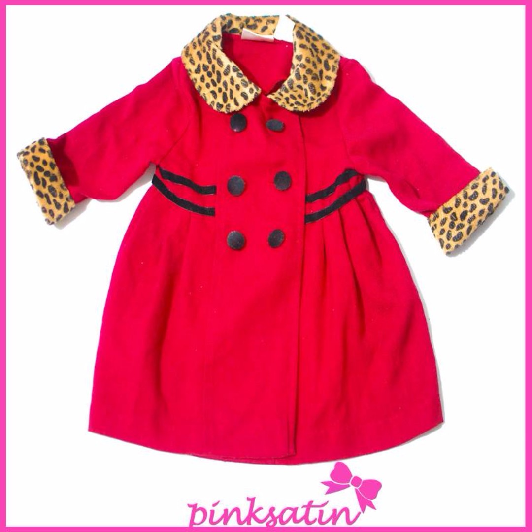 Little Bitty Brand Trench Coat For Girls Kids Jacket Babies
