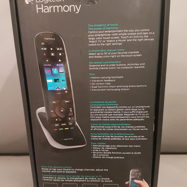 Logitech Harmony Ultimate One 15 Device Universal Remote Black Brand New In Box Model 915 000224sku 3721047 Electronics On Carousell