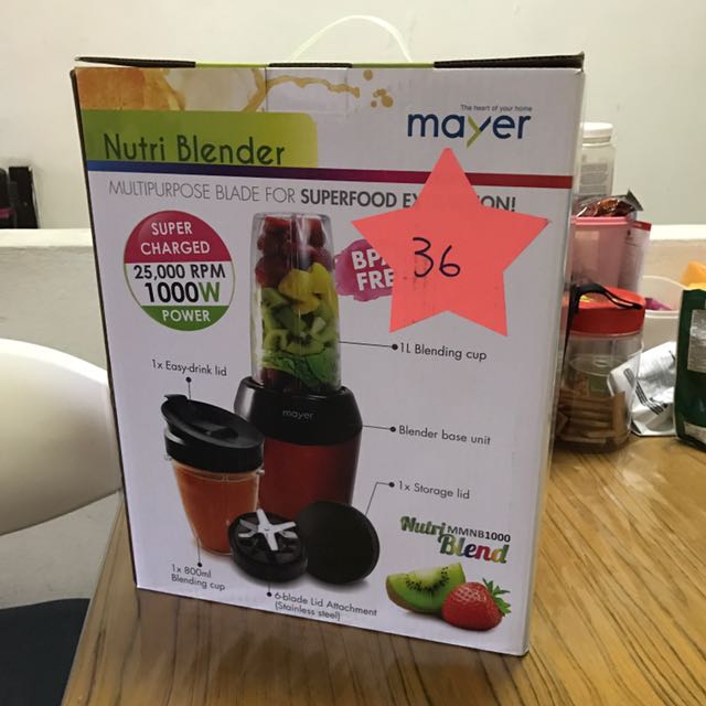 Mayer Nutri Blender, TV & Home Appliances, Kitchen Appliances, Juicers