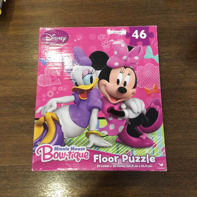 Minnie Mouse Floor Jigsaw Puzzle Toys Games Bricks Figurines