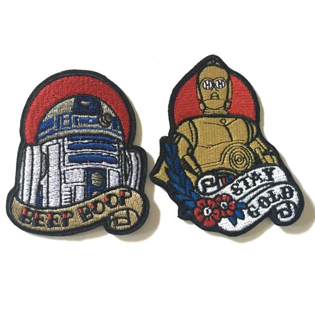 images R2D2 And C3Po Tattoo r2d2 c3po star wars tattoo style iron on patches