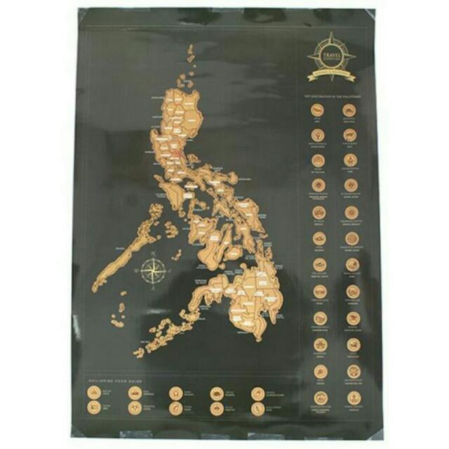 Scratch Map Philippines, Looking For on Carousell