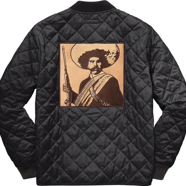 supreme zapata quilted work jacket