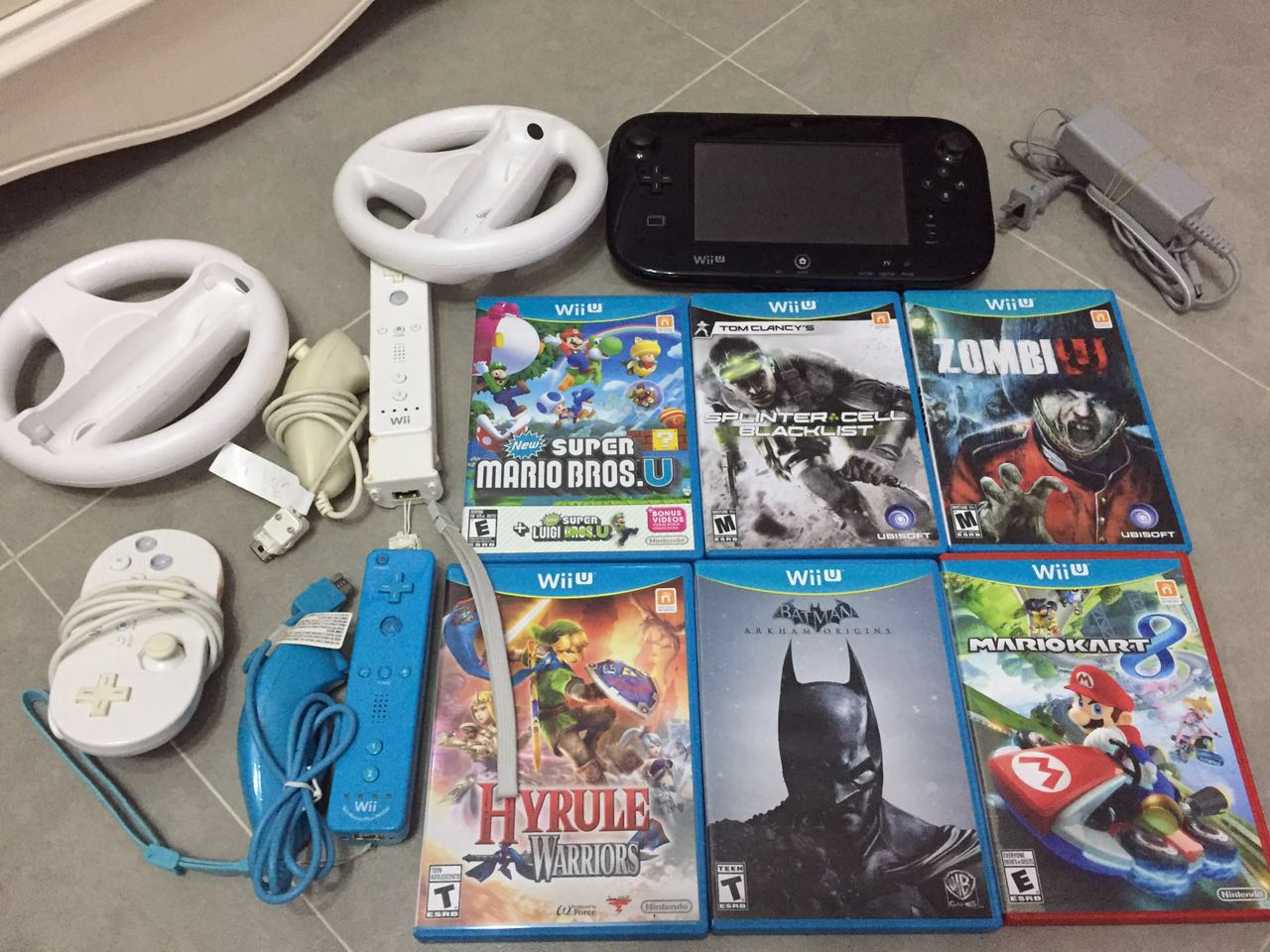 Wii U 美版32gb黑色 遊戲機 遊戲機器材 Carousell