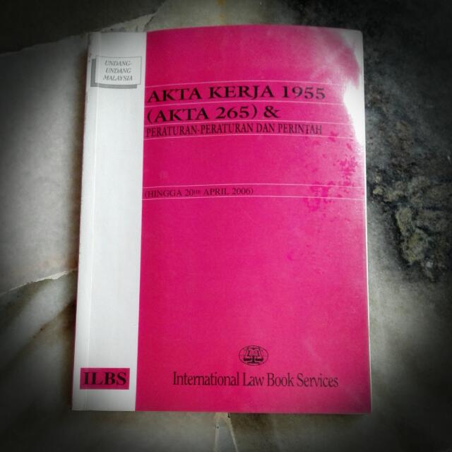 Akta Pekerja 1955 Bahasa Melayu Pdf