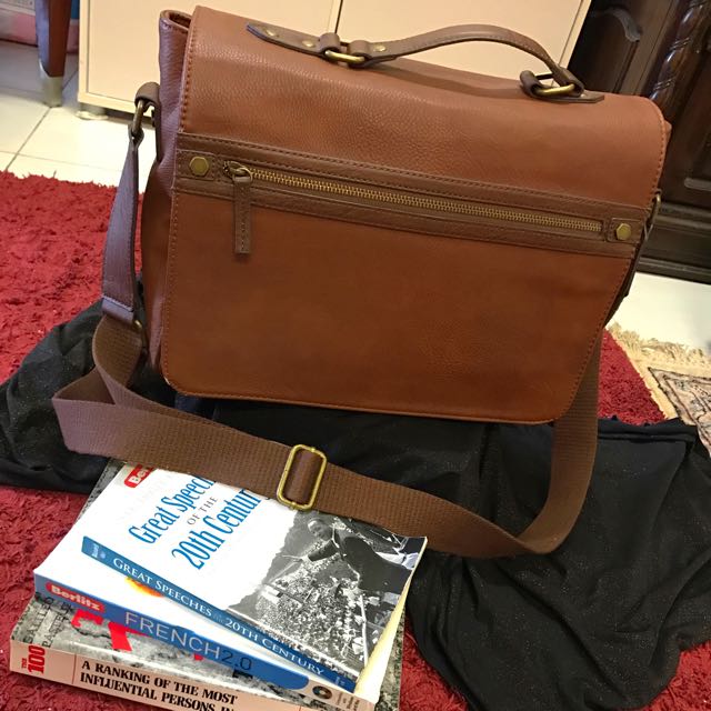 ALDO Leather Briefcase Laptop Bag Men s Fashion Bags