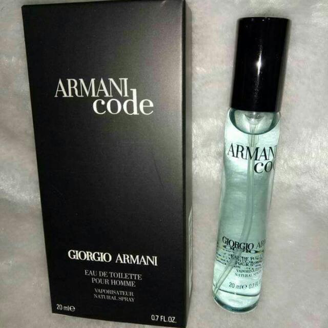 armani code 20 ml