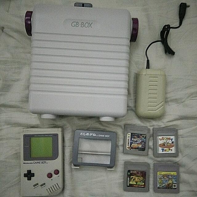 Gameboy Screen Magnifier Rare Authentic Nintendo Gameboy Life GB-Box Bundle Included Light Boy ...