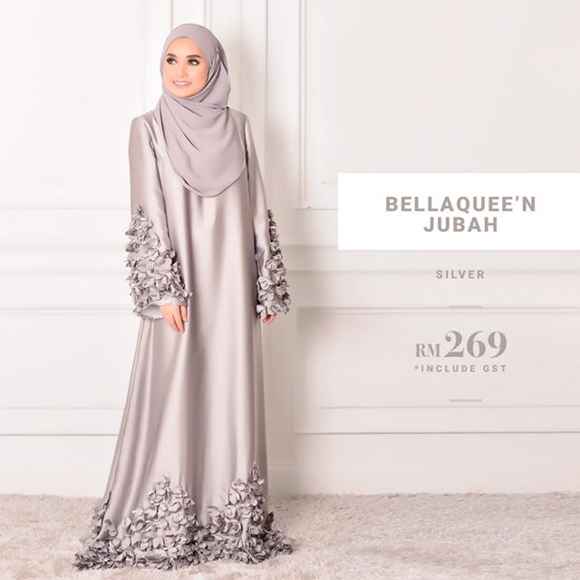  Bella Ammara Jubah Raya 2019 Women s Fashion Muslimah 