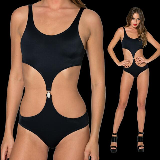 Black Milk Clothing The Awesome Suspender Bodysuit Women S