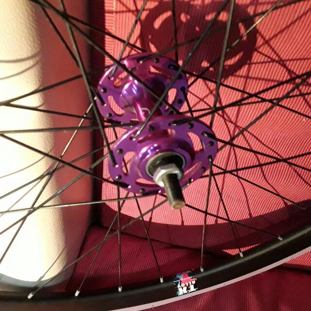 Fixie Fixed Gear Front Wheelset TX Alloy 40mm With XJ Sealed Bearing Hub