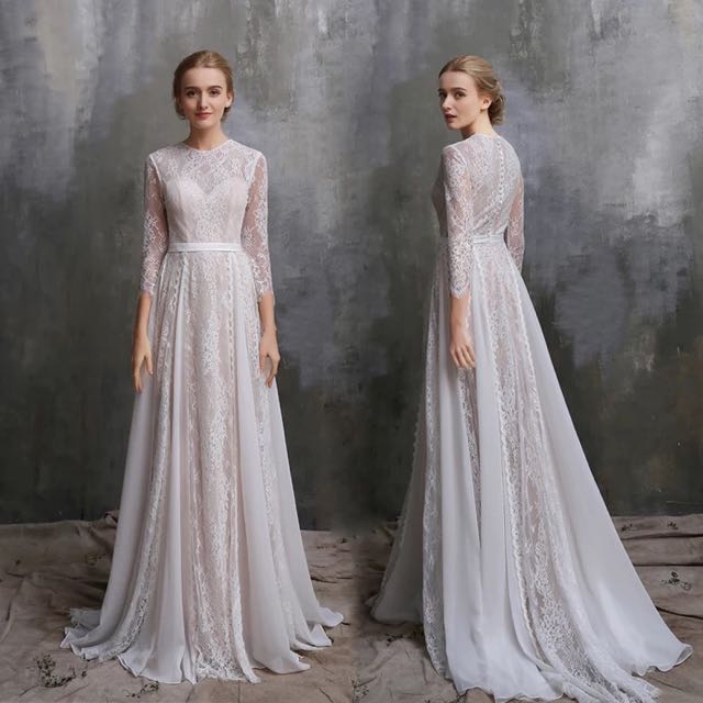boho engagement dress