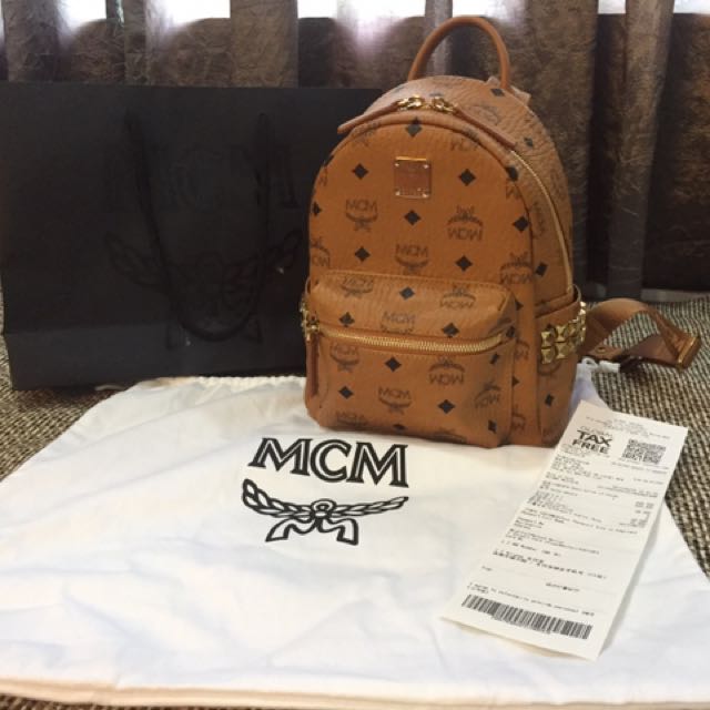 Mcm Mini Backpack, Luxury, Bags & Wallets on Carousell