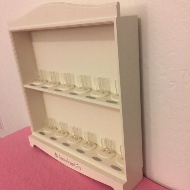 american girl mini doll display shelf