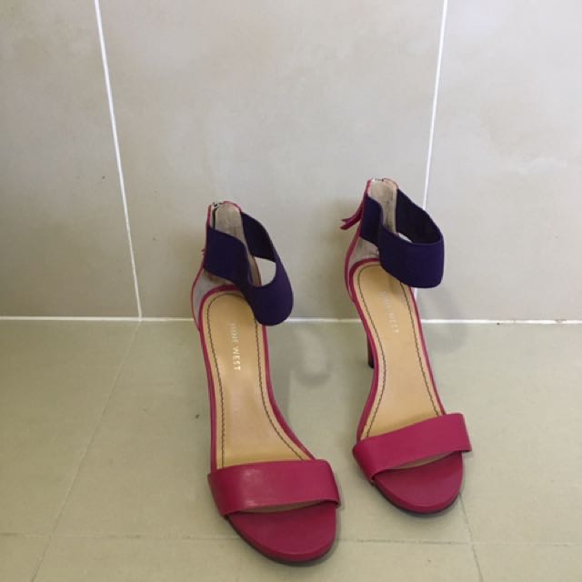 nine west purple heels