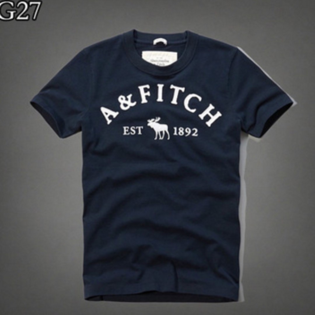 PO} Abercrombie Fitch T shirt men, Men 