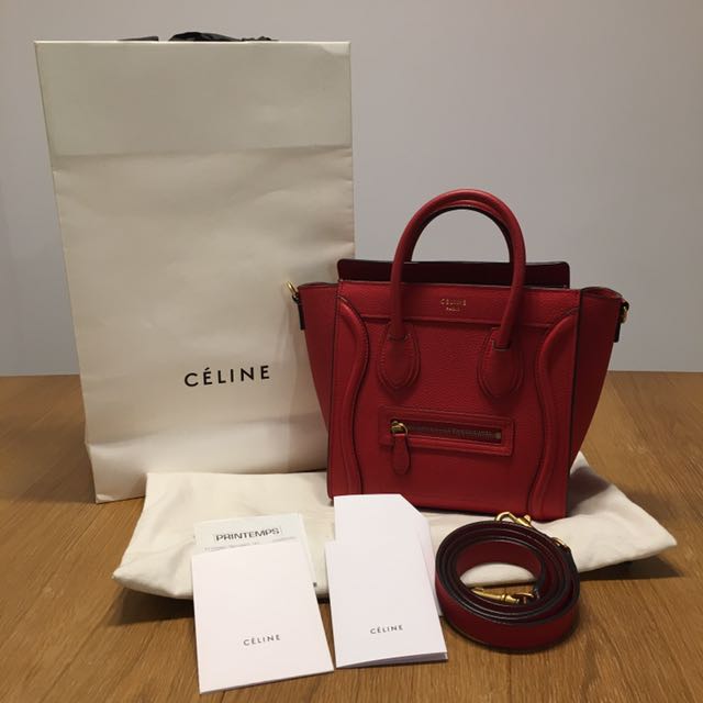 Preloved 💯% Original Authentic Celine Nano sling bag, Luxury, Bags &  Wallets on Carousell