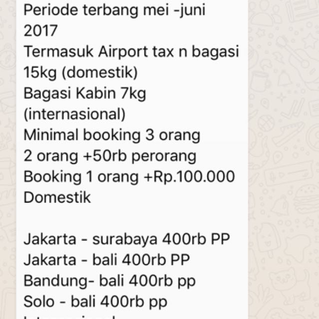 Promo Finalcall Air Asia Super Murah Tiket Voucher Objek Wisata Di Carousell