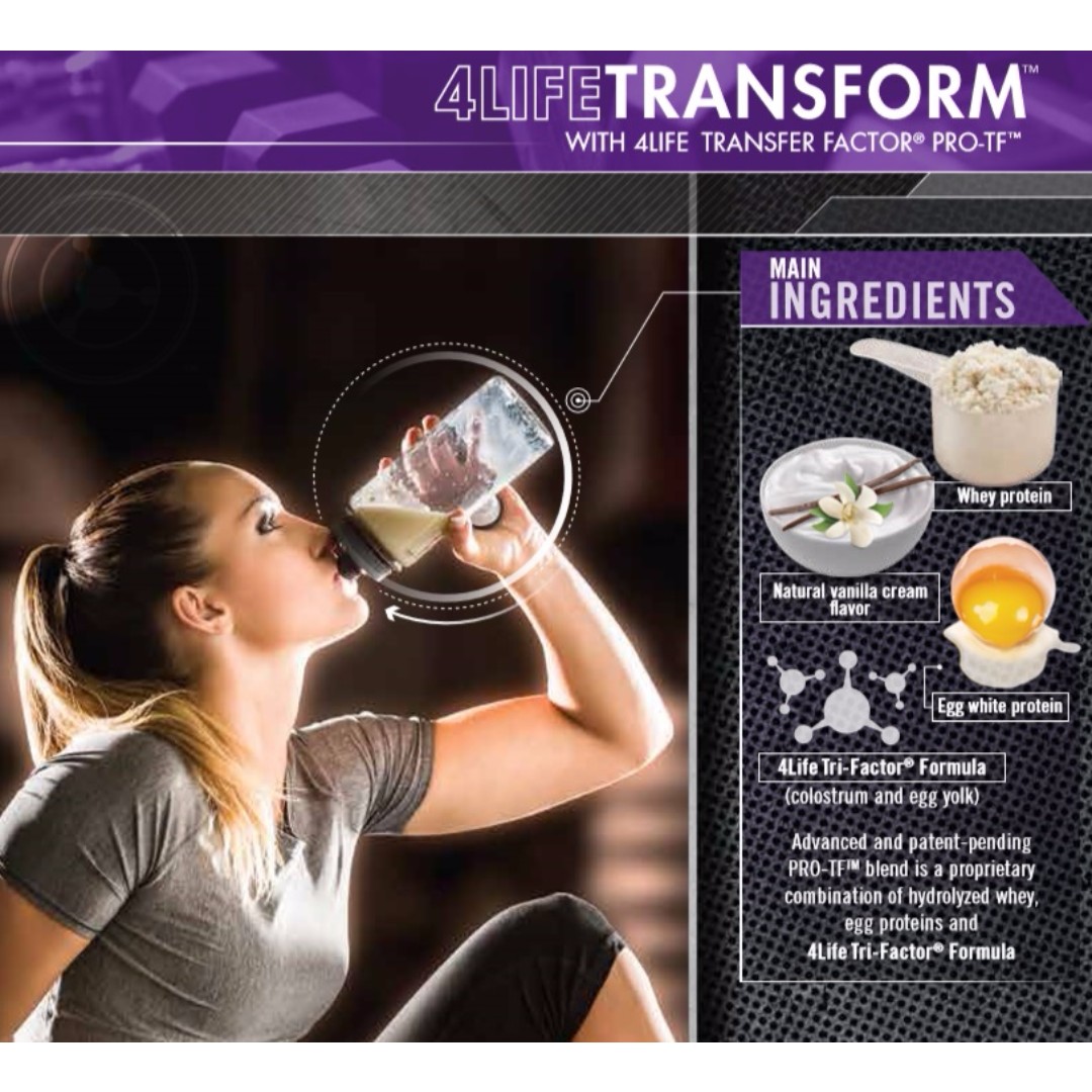 Pro Tf Vanilla Cream Protein Shake Supplement Bulletin Board On Carousell